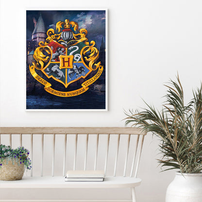 Harry Potter Badge - Full Square Drill Diamond Painting 40*50CM