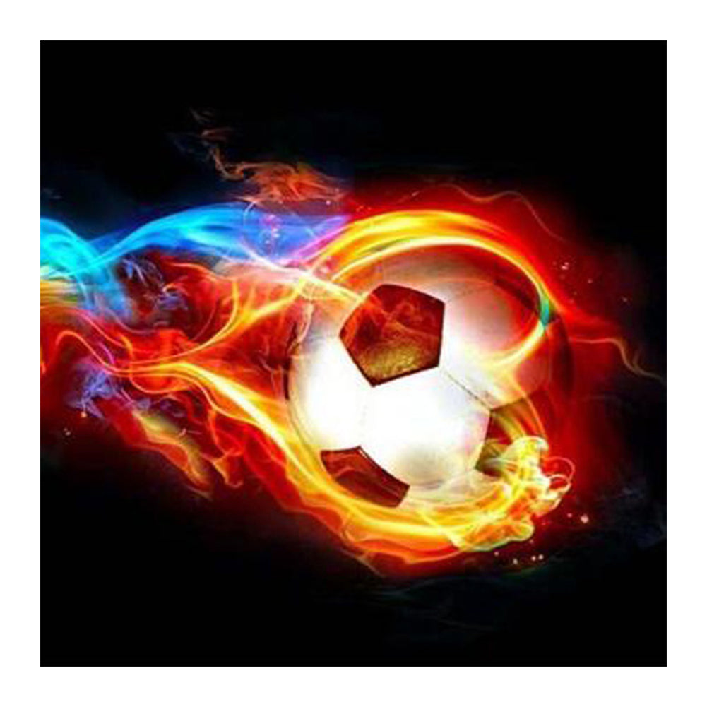 Football 30*30CM(Canvas) Full Round Drill Diamond Painting