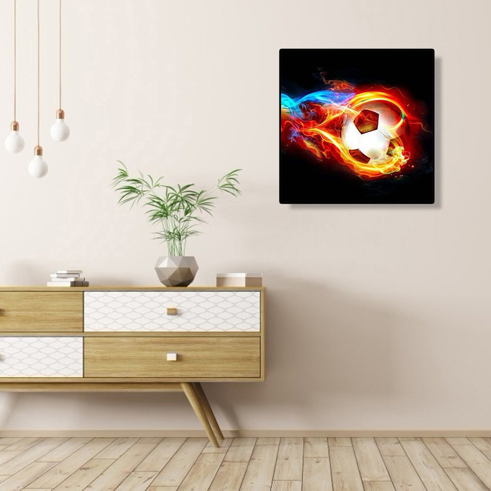 Football 30*30CM(Canvas) Full Round Drill Diamond Painting