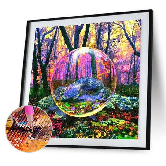 Beautiful Water Polo Scenery 30*30CM(Canvas) Full Round Drill Diamond Painting