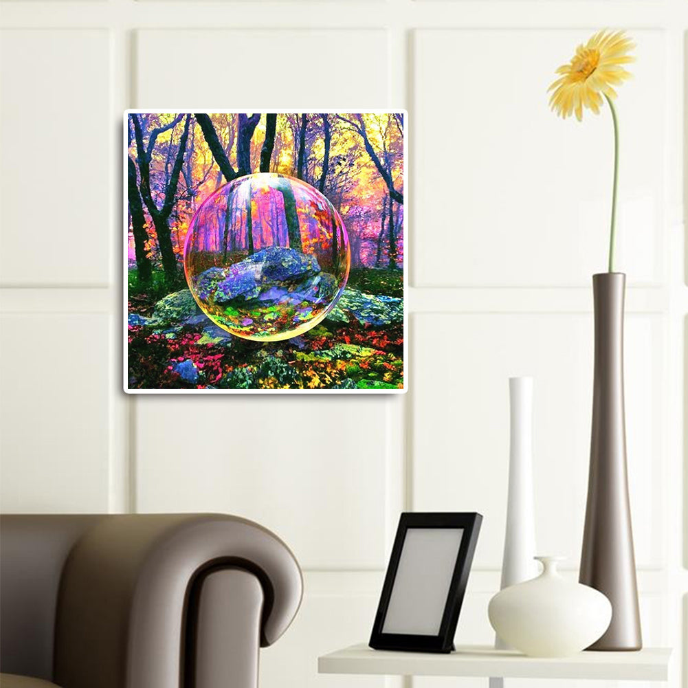 Beautiful Water Polo Scenery 30*30CM(Canvas) Full Round Drill Diamond Painting