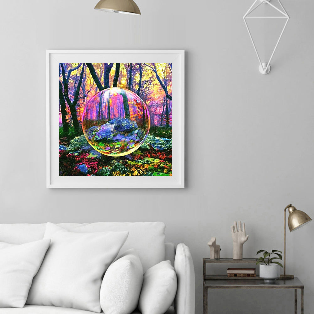 Beautiful Water Polo Scenery 30*30CM(Canvas) Full Round Drill Diamond Painting