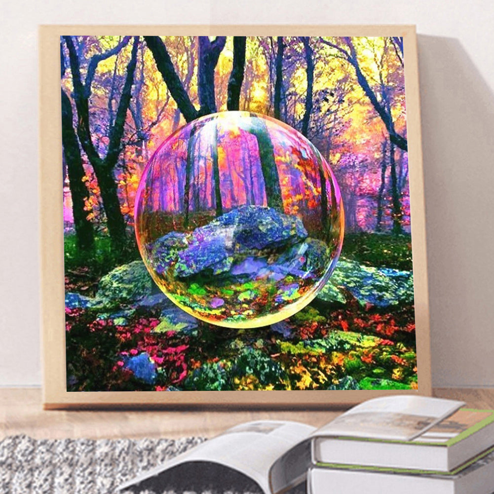 Beautiful Water Polo Scenery 30*30CM(Canvas) Full Round Drill Diamond Painting