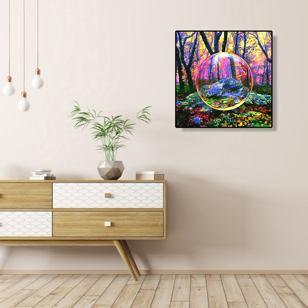 Beautiful Water Polo Scenery 30*30CM(Canvas) Full Round Drill Diamond Painting