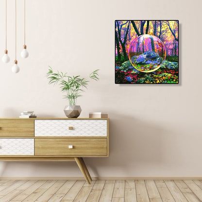 Beautiful Water Polo Scenery 30*30CM(Canvas) Full Round Drill Diamond Painting