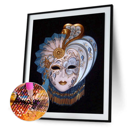 Mask 40*50CM(Canvas) Full Round Drill Diamond Painting