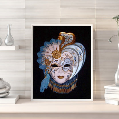 Mask 40*50CM(Canvas) Full Round Drill Diamond Painting