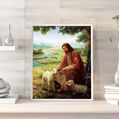 Religion 40*50CM(Canvas) Full Round Drill Diamond Painting