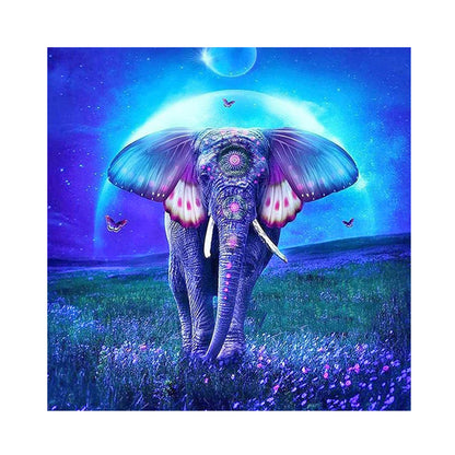 Elephant 30*30CM(Canvas) Full Round Drill Diamond Painting