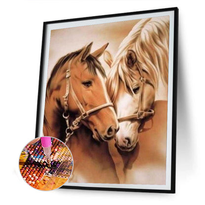 Horse 40*50CM(Canvas) Full Round Drill Diamond Painting