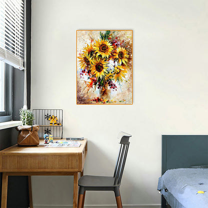 Vase 30*40CM(Canvas) Full Round Drill Diamond Painting