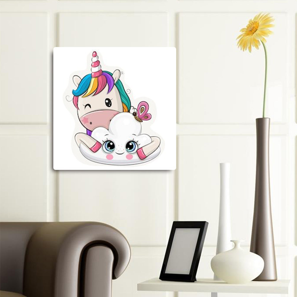 Unicorn 30*30CM(Canvas) Full Round Drill Diamond Painting