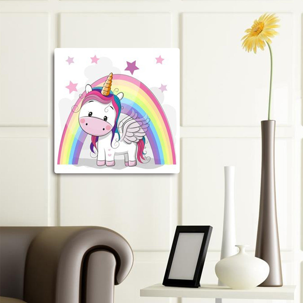 Unicorn 30*30CM(Canvas) Full Round Drill Diamond Painting