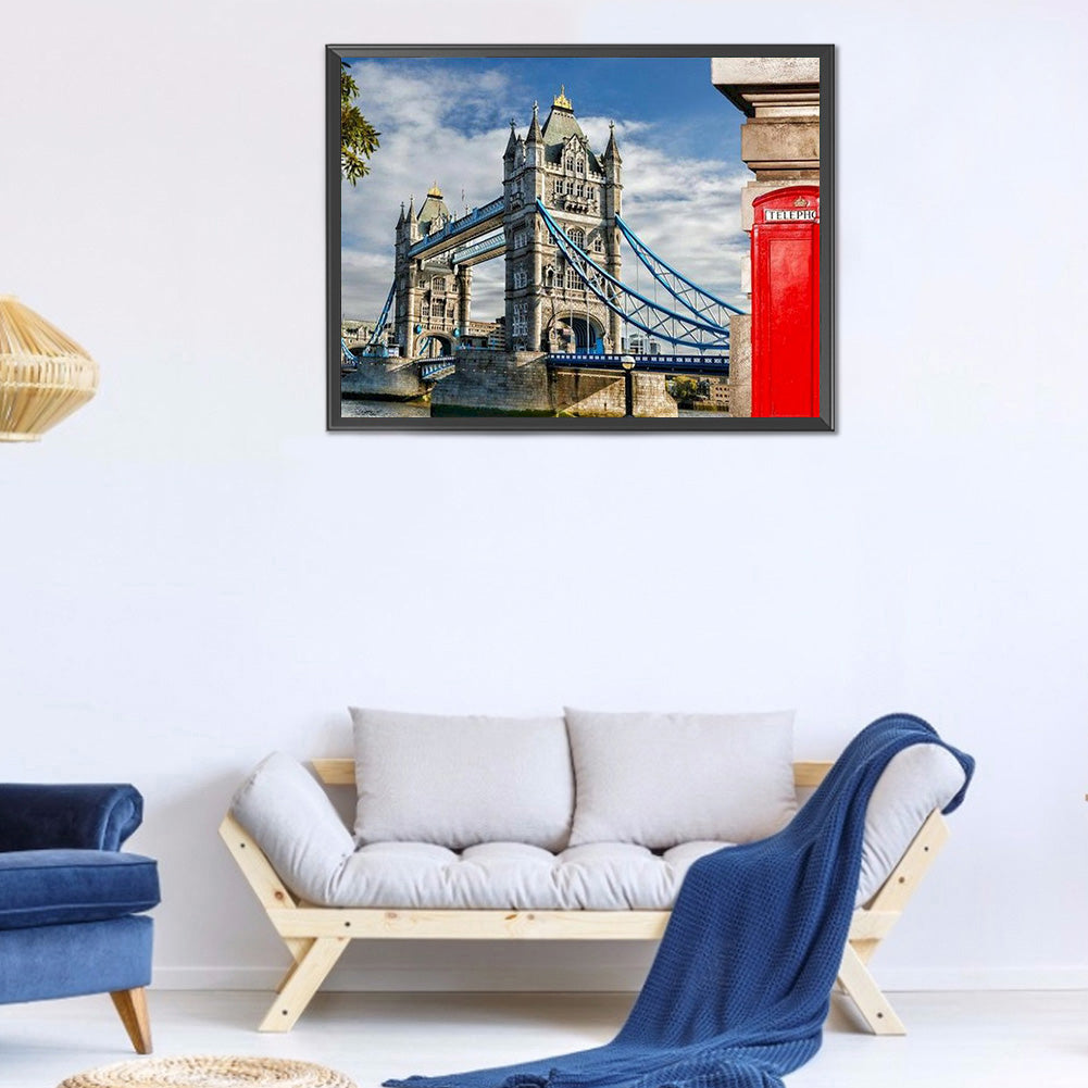 Places Of Interest 40*30CM(Canvas) Full Round Drill Diamond Painting