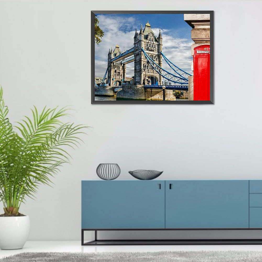 Places Of Interest 40*30CM(Canvas) Full Round Drill Diamond Painting