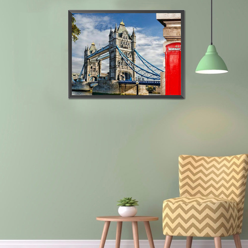 Places Of Interest 40*30CM(Canvas) Full Round Drill Diamond Painting