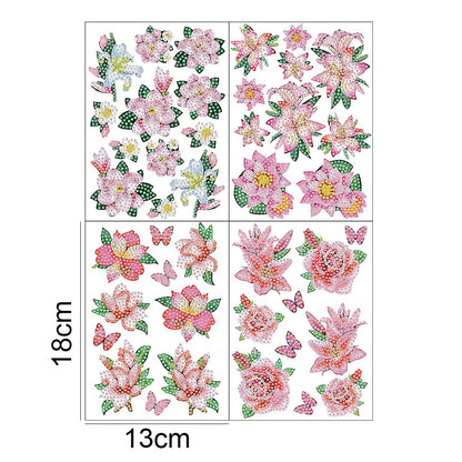 4pcs 5D DIY Diamond Painting Stickers Handmade Art Craft Kits for Kids Gift