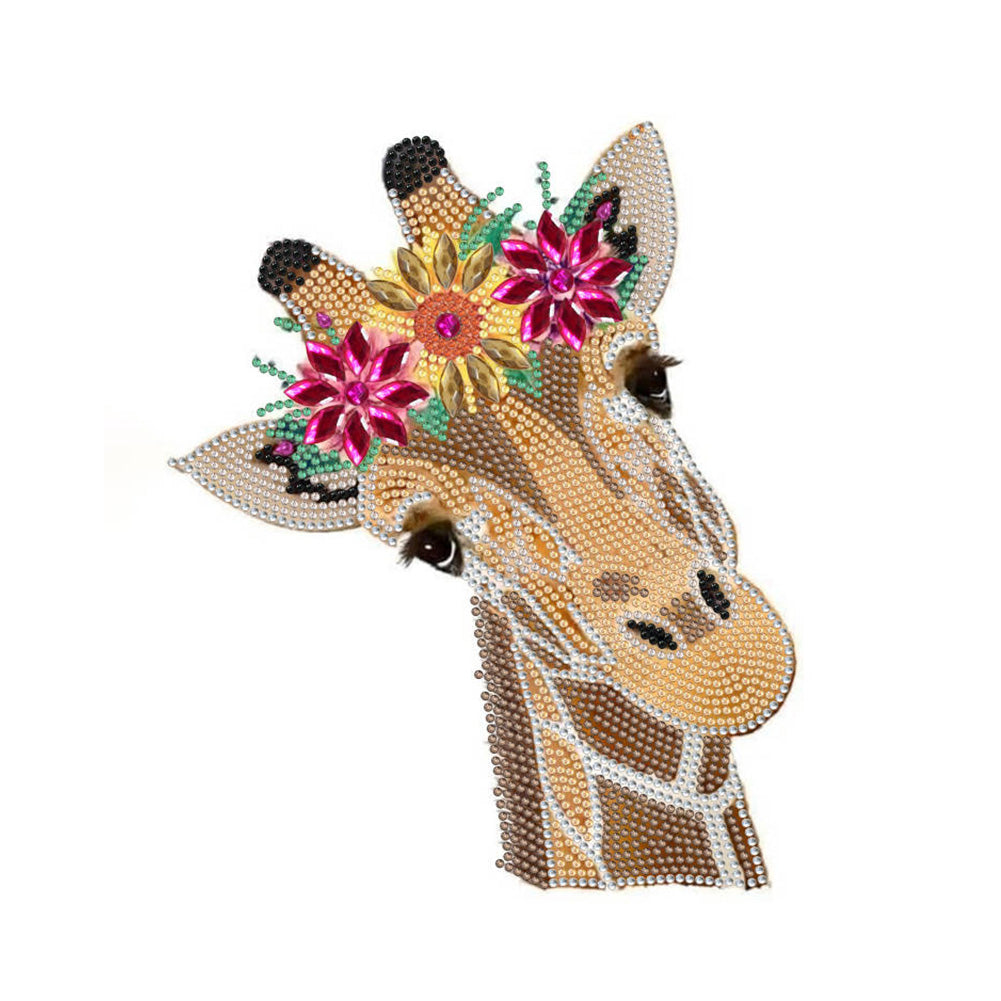 Giraffe 30*30CM(Canvas) Special Shaped Drill Diamond Paiting
