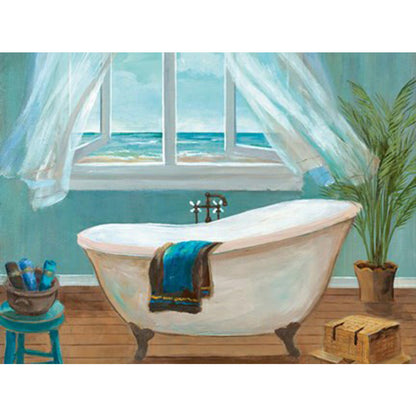 Tub 40*30CM(Canvas) Full Round Drill Diamond Painting