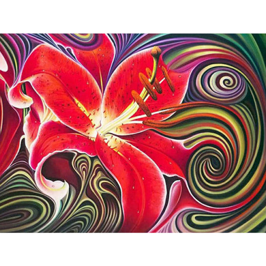 Flowers 40*30CM(Canvas) Full Round Drill Diamond Painting