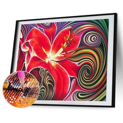 Flowers 40*30CM(Canvas) Full Round Drill Diamond Painting