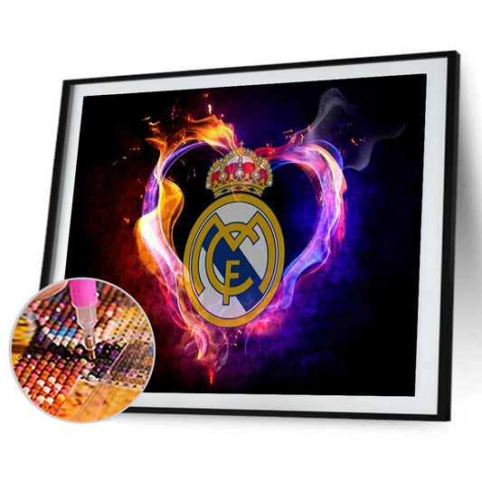 Flame Pattern 40*30CM(Canvas) Full Round Drill Diamond Painting