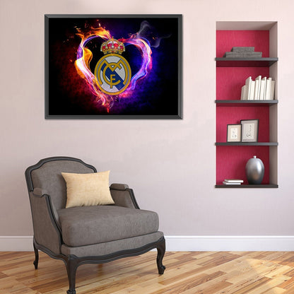 Flame Pattern 40*30CM(Canvas) Full Round Drill Diamond Painting