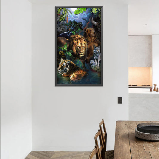 Zoo 40*70CM(Canvas) Full Round Drill Diamond Painting