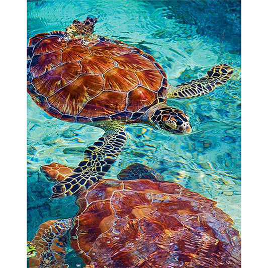 Sea ??Turtle 40*50CM(Canvas) Full Square Drill Diamond Painting
