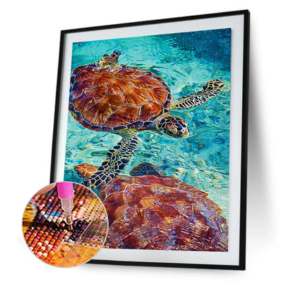 Sea ??Turtle 40*50CM(Canvas) Full Square Drill Diamond Painting