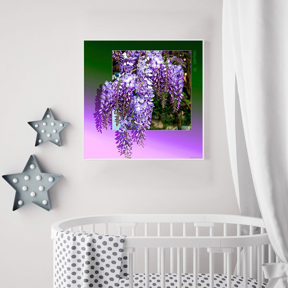 Wisteria 40*40CM(Canvas) Full Square Drill Diamond Painting