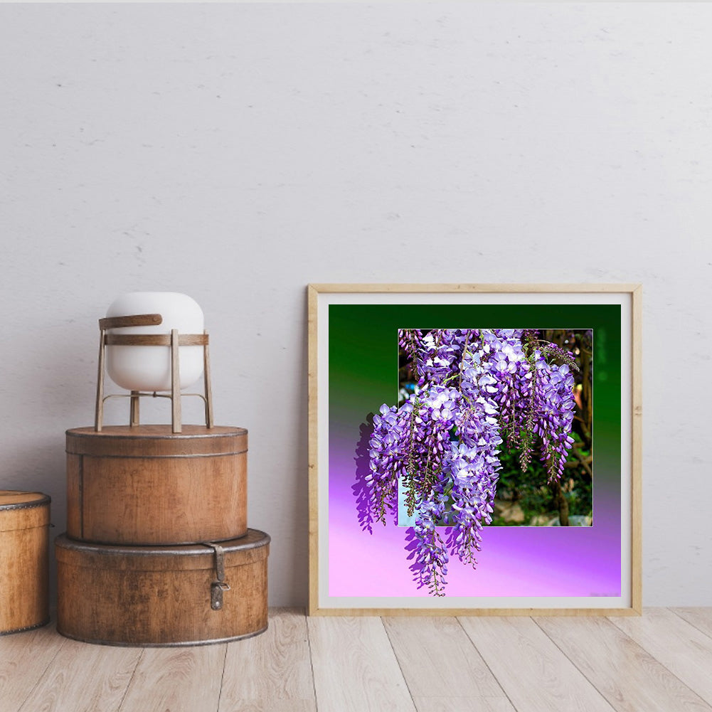 Wisteria 40*40CM(Canvas) Full Square Drill Diamond Painting