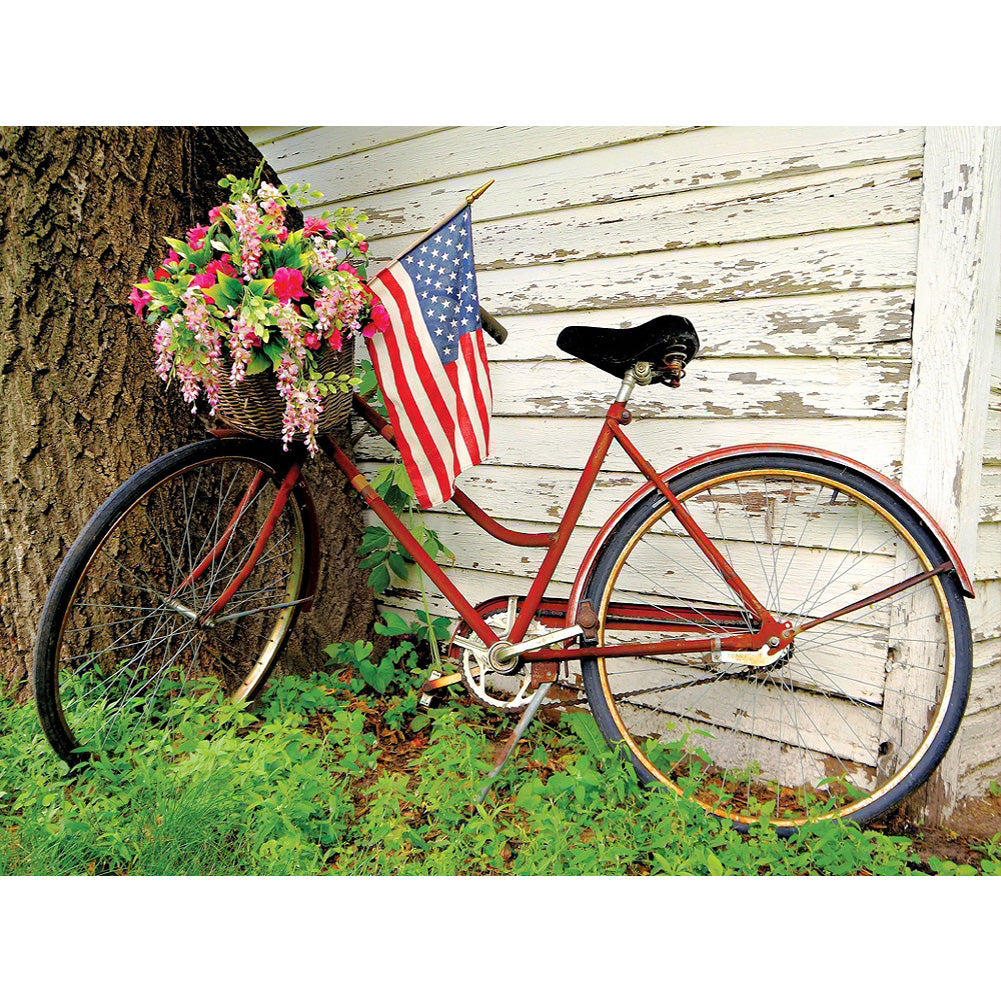 Bike 40*30CM(Canvas) Full Round Drill Diamond Painting