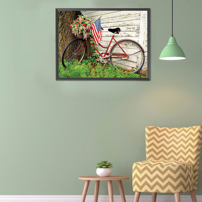 Bike 40*30CM(Canvas) Full Round Drill Diamond Painting