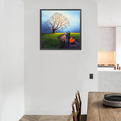 World Of Two People 40*40CM(Canvas) Full Round Drill Diamond Painting