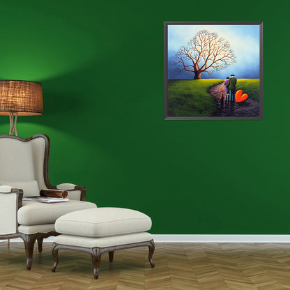 World Of Two People 40*40CM(Canvas) Full Round Drill Diamond Painting