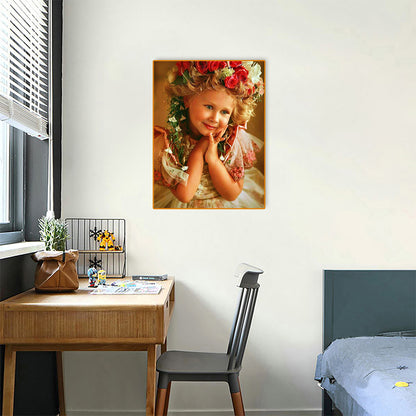 Little Girl 30*40CM(Canvas) Full Square Drill Diamond Painting