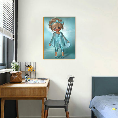Big Eyes Girl 30*40CM(Canvas) Full Square Drill Diamond Painting