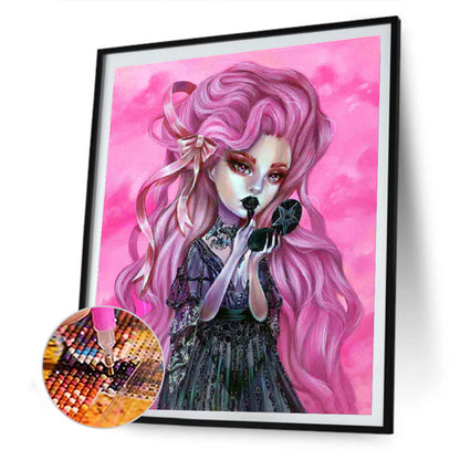 Girl 50*60CM(Canvas) Full Round Drill Diamond Painting