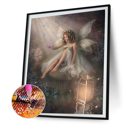 Little Angel 30*40CM(Canvas) Full Round Drill Diamond Painting
