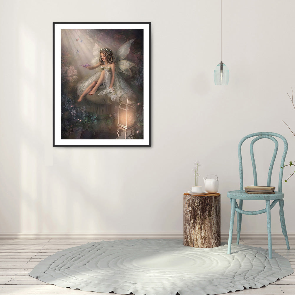 Little Angel 30*40CM(Canvas) Full Round Drill Diamond Painting