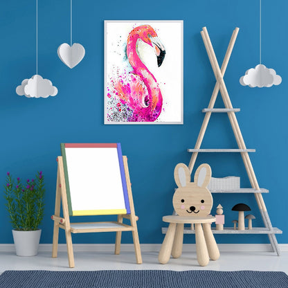 Flamingo 30*40CM(Canvas) Full Round Drill Diamond Painting