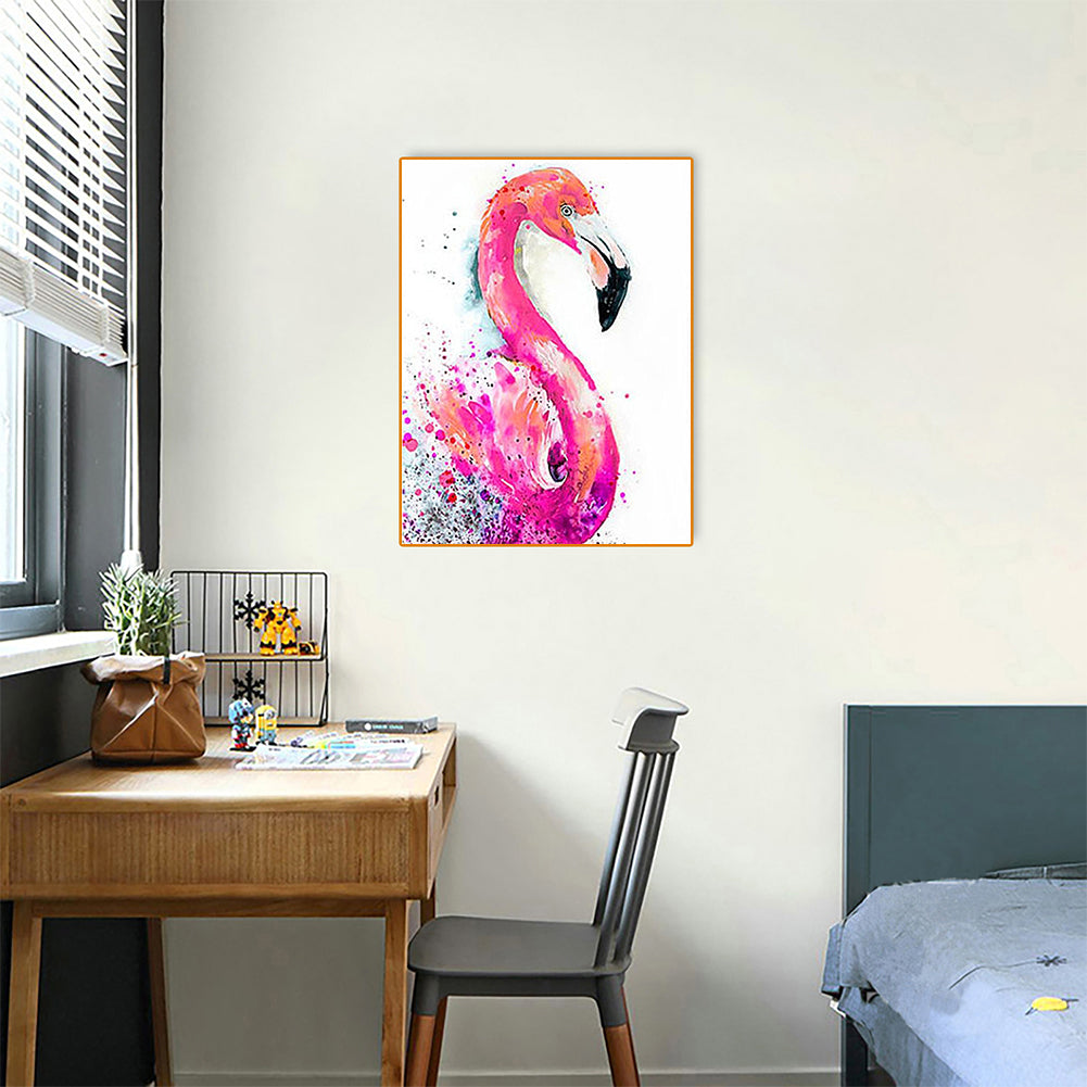 Flamingo 30*40CM(Canvas) Full Round Drill Diamond Painting