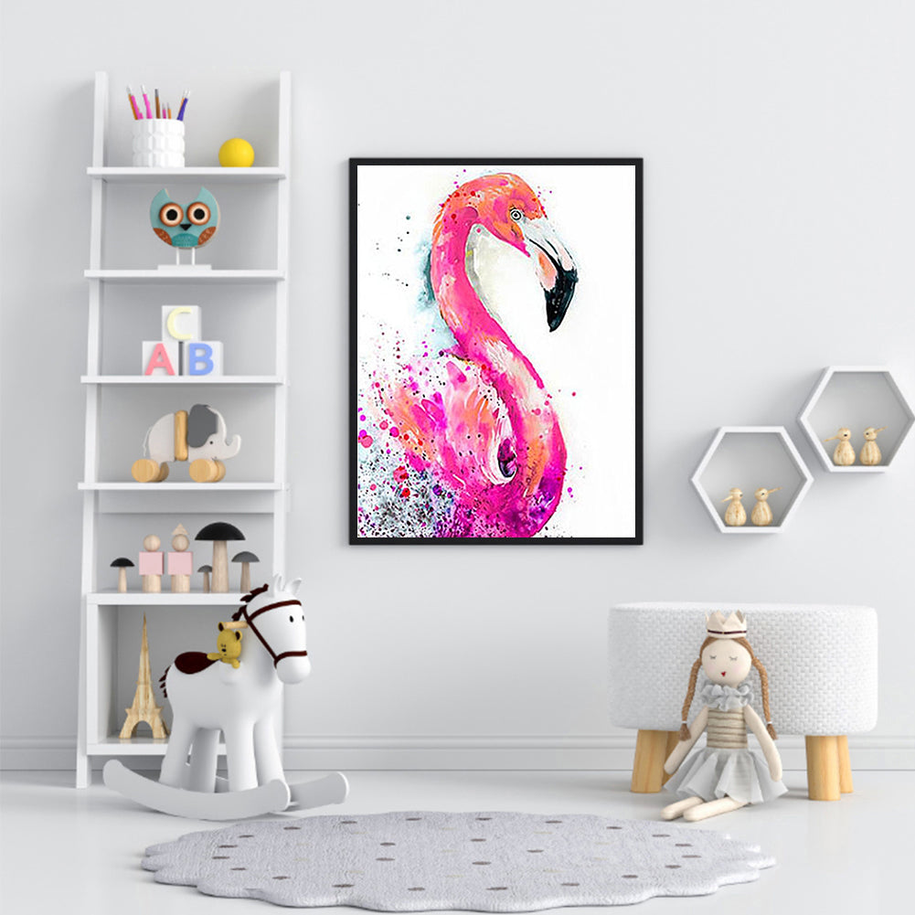 Flamingo 30*40CM(Canvas) Full Round Drill Diamond Painting