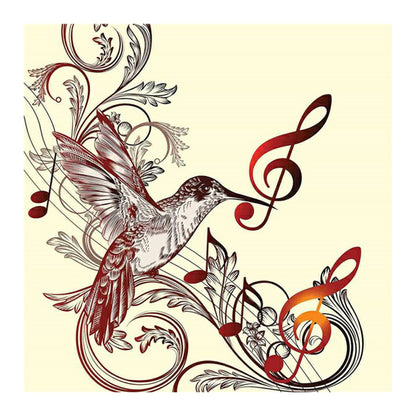 Musical Note 30*30CM(Canvas) Full Round Drill Diamond Painting