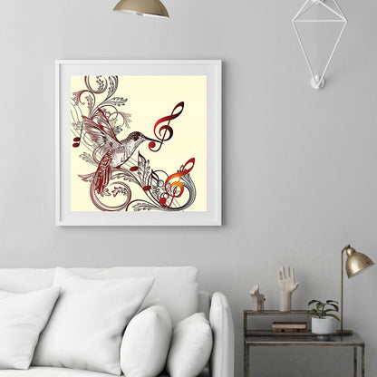 Musical Note 30*30CM(Canvas) Full Round Drill Diamond Painting