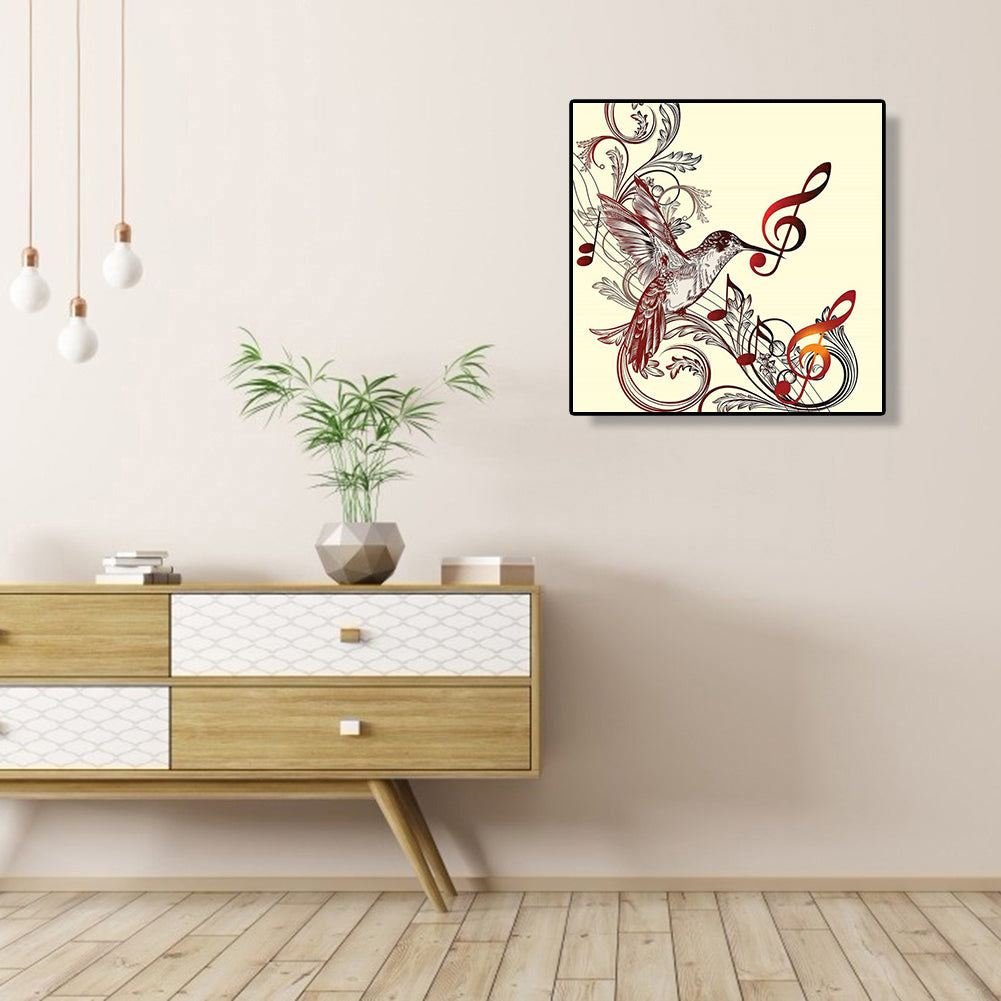 Musical Note 30*30CM(Canvas) Full Round Drill Diamond Painting