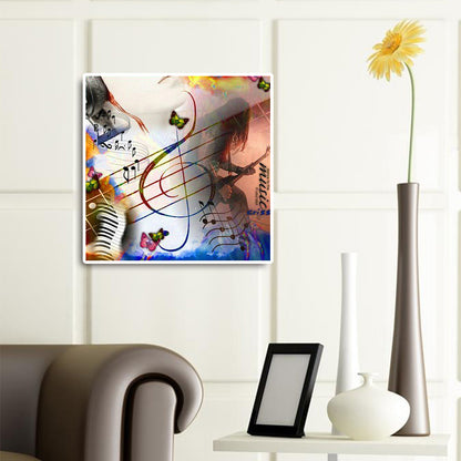 Musical Note 30*30CM(Canvas) Full Round Drill Diamond Painting