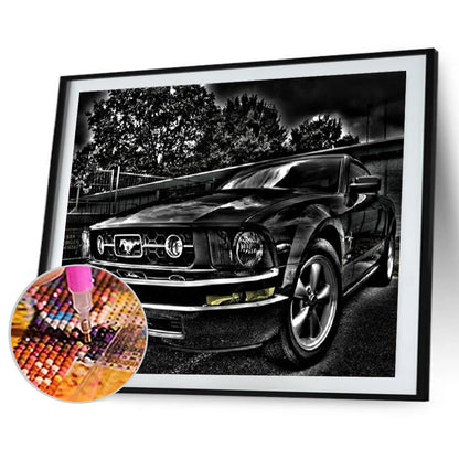 Car 40*30CM(Canvas) Full Round Drill Diamond Painting