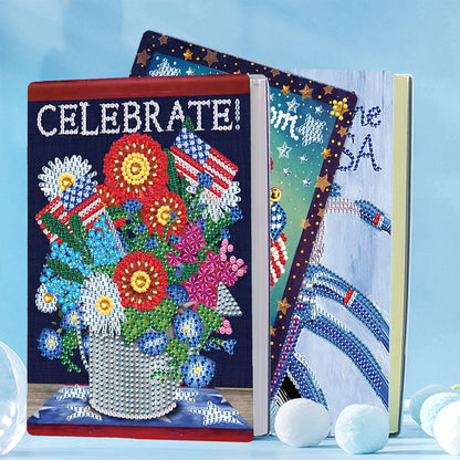 DIY Diamond Painting Notebook Special Shaped Drill A5 Diary Book 50 Pages
